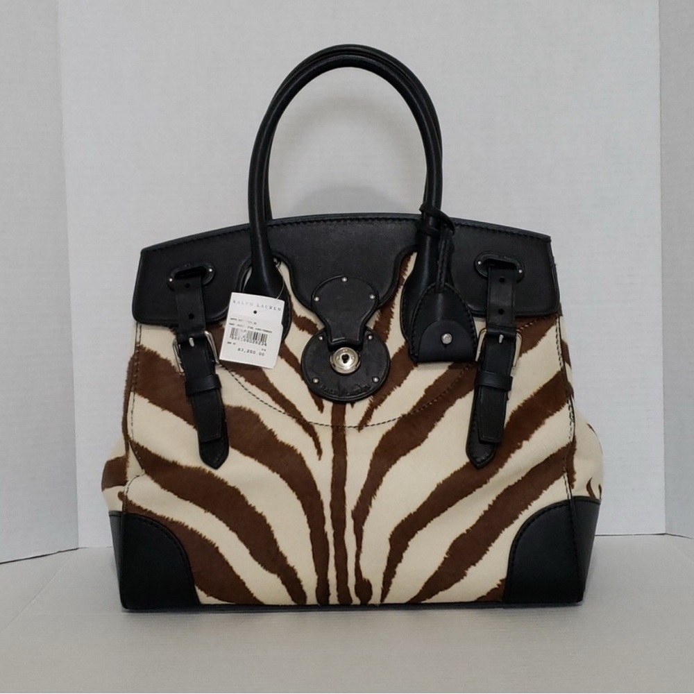 ISO Ralph Lauren Ricky Zebra Bag